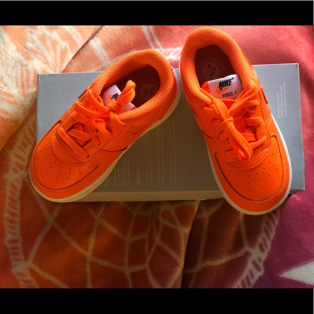 🧡Nike Air Force 1 07 LV8 JDI "JUST DO IT" ORANGE